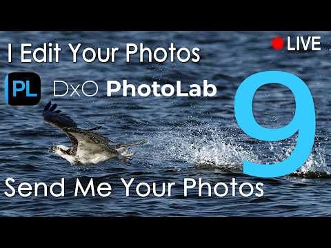 Photo editing LIVE with DxO Photolab 9.6 - Send me your photos!