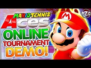 Mario Tennis Aces Gameplay Walkthrough - Online Tournament Demo! (Nintendo Switch)