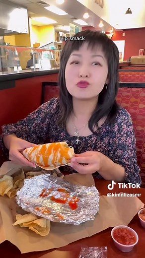 Asian Mom Trying Burrito for the First Time