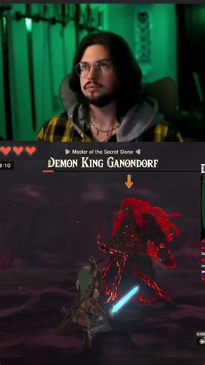 Beating Ganondorf Phase 2 with ONLY 4 Hearts 😤