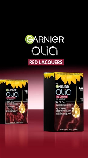 79 reactions | Get deep, shiny reds with 5x more shine and ultra long-lasting colour! | Garnier | Facebook