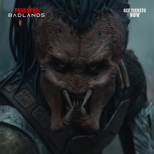 560K views · 12K reactions | From the director of Prey comes a new generation of Predator. Experience Predator: Badlands only in theaters and IMAX November 7: Fandango.com/PredatorBadlands | Predator | Facebook