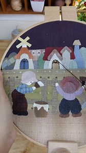 244 reactions · 48 shares | วิธีปักประตูบ้านแบบง่ายๆ เพิ่มความน่ารักให้งาน #applique #appliqué #patchwork #Handmadebags #diy #quilting #quilt #tutorials #Embroidery | Dusa Quilte | Facebook