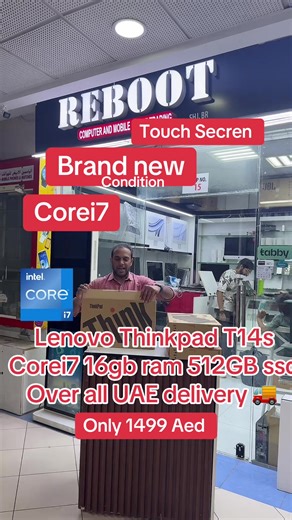 #lenovo #thinkpad #corei7 #16gbram #512gb #oman🇴🇲 #saudiarabia🇸🇦 #rak #fuj #dib #viralvideo #ajm #shj #reboot #computer #rollamallsharjah📍