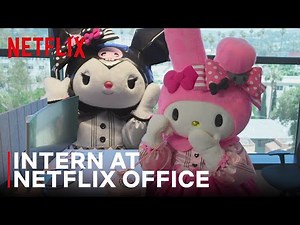 My Melody & Kuromi Take Over Netflix HQ | My Melody & Kuromi | Netflix Anime