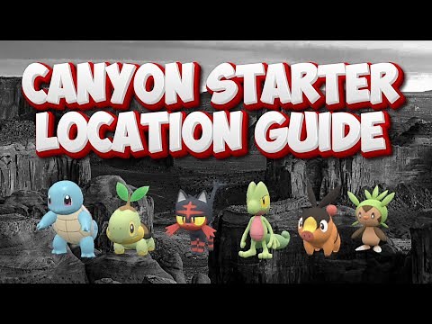 Indigo Disk - Starter Pokemon locations in the Canyon Biome | Pokemon Scarlet and Violet