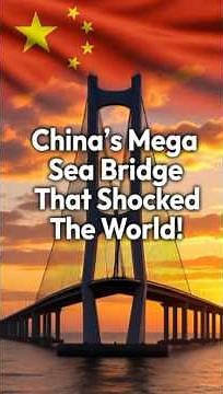 China’s Mega Sea Bridge That Shocked The World 🌏 | 20 World Records in One Project