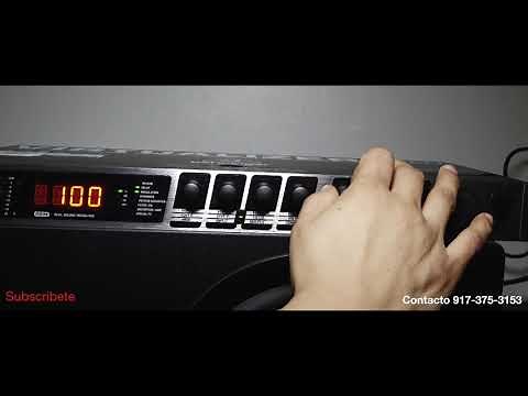 como programar el behringer virtualizer 3D FX2000 para voces sonideras