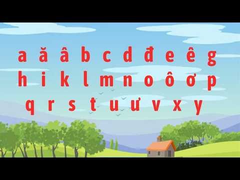 Bảng chữ cái Việt Nam dễ nhớ | ABC cho trẻ mầm non