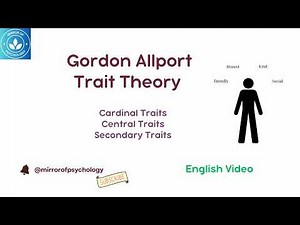 Gordon Allport’s Trait Theory in 2 Minutes || Cardinal, Central & Secondary Traits