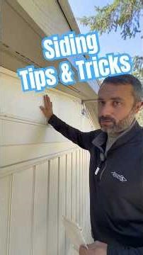 #tipsandtricks #diy #vinylsiding #construction #howto #siding #kmho #shorts