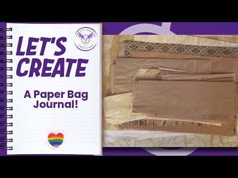 Make a journal from paper bags! #paperbagcrafts #junkjournalfun #junkjournalideas #junkjournal