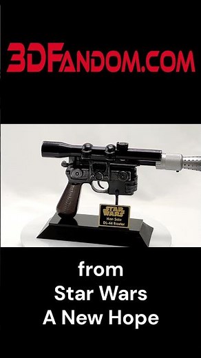 Han Solo’s iconic DL-44 from Star Wars