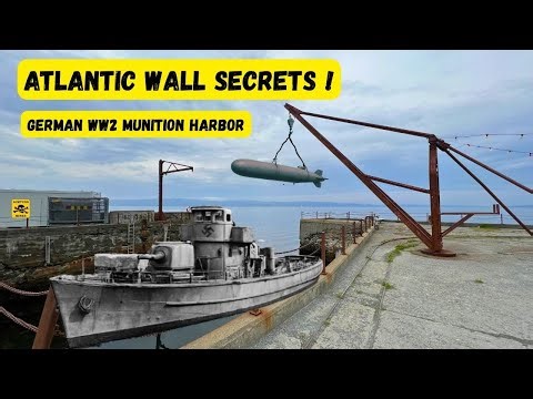 Atlantic Wall secrets.The German WW2 ammo harbor and stronghold. #AtlanticWall #WW2History