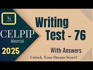 CELPIP Writing Test - 76 | 2025 – Real Exam Format Explained