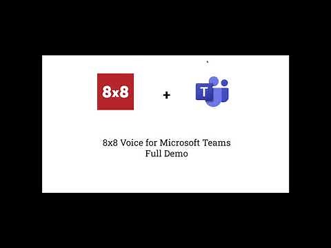 8x8 Voice for Microsoft Teams Demo Video
