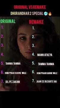 Original vs Remake Songs Dhurandhar 2 Special|Trending |viral