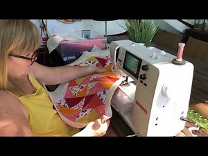 Quilting using the Bernina Walking foot
