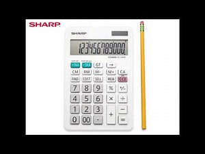 Sharp EL-334WB Desktop Calculator 12 Digits