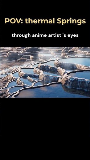 Anime Lens: thermal Springs . #animeart #dandelions #ruthb