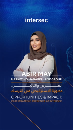 Uxe Ai | . From the heart of Intersec 2026, UXE Group delivers more than a presence , it delivers a vision. UXE brings together intelligence,... | Instagram