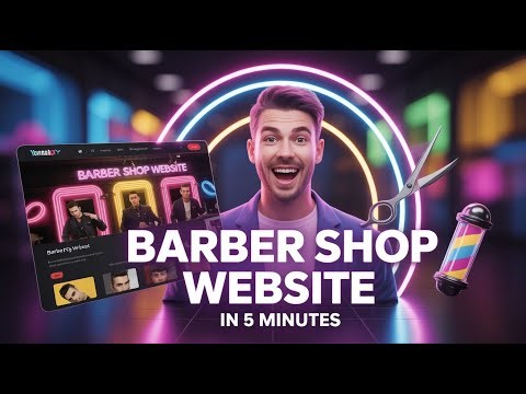 Create a Barber Shop Website in 5 Minutes | WordPress Astra Theme Tutorial