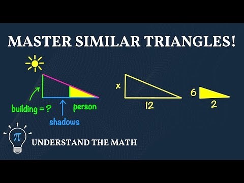How To Solve Shadow Problems Using Similar Triangles | Step-By-Step Example