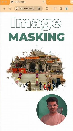 Mask Image in CSS | Splash effect in CSS #css #html #coding #programming #javascript #rammandir