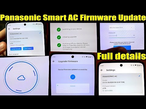 How to update firmware of your any panasonic smart wifi ac full guide | Panasonic smart wifi ac