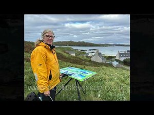 Painting on the Isle of Lewis Nicole Stevenson RSW
