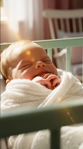 Baby Sleeping Calmly 😴💗 | Soft Sleep Sounds = Soothing Short