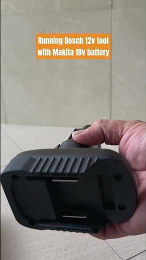 Running Bosch 12v tools with Makita 18v battery