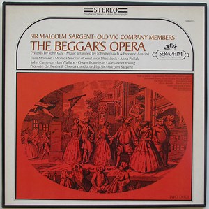 John Gay, Sir Malcolm Sargent, Pro Arte Orchestra - The Beggar's Opera