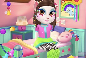 My talking Angela 2 level upgrade #virals | Aisha Gaming