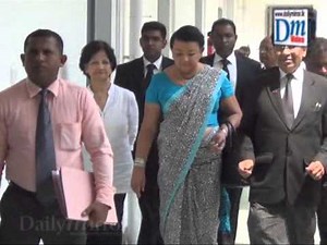 Shiranthi arrives at PRECIFAC