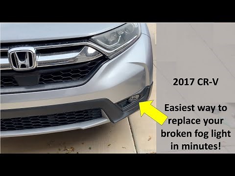 2017 Honda CR-V Fog Light Lens Replacement