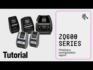 Zebra ZQ600 Series How To: Print a Configuration Report