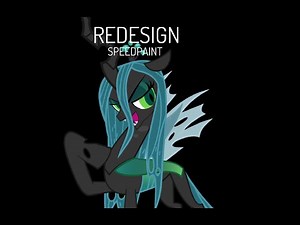 [mlp base edit] Queen Chrysalis redesign-SPEEDPAINT