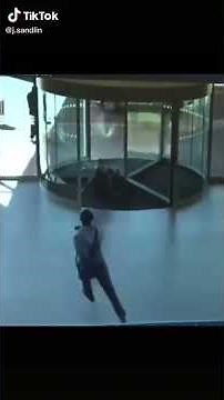 Epic Revolving Door Fail “That Hurt” OuCh