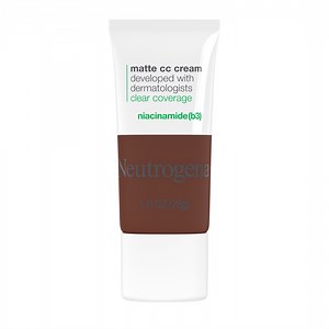 Neutrogena Clear Coverage Flawless Matte CC Cream, Sienna, 1 oz