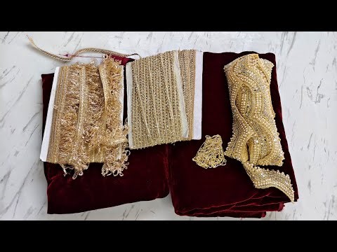 ✨Bas Lace Ka Use Kar ke Banaye Winter Wedding Outfits 16 Panel Frock Tutorial#anarkali#weddingoutfit
