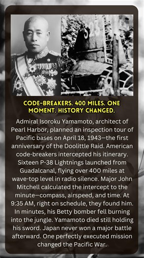 Code-breakers. 400 miles. One moment. History changed.