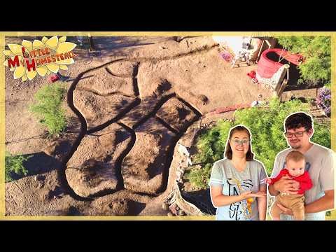 We’re Back! Trenches Complete on Our Earthbag Home! | Peek Ep412