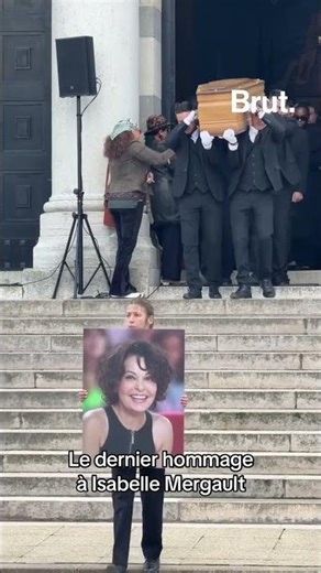 Le dernier hommage à Isabelle Mergault.