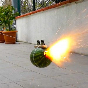 3.6M views · 69K reactions | Rocket from Watermelon  HomeMade Prototype | Yaspe | Facebook