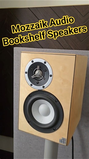 Mozzaik Audio Bookshelf SPEAKERS New Modern Small SPEAKER BOX