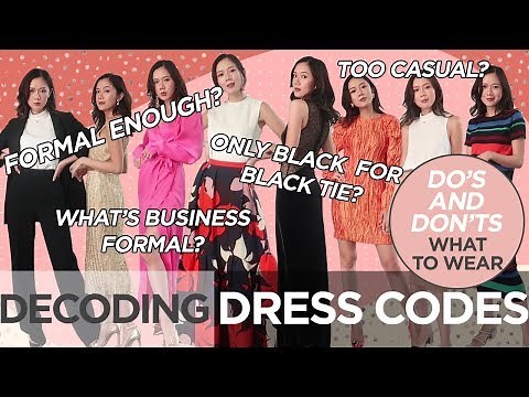Dresscode Tutorial (What To Wear) | Camille Co