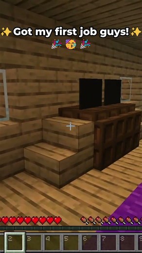 ✨Guys just got my first job! ✨#minecraft #gaming #fanaf