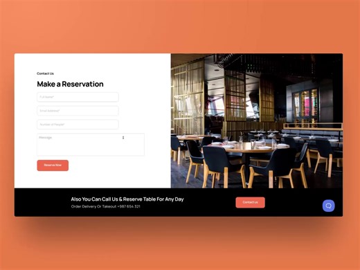 Restaurant Reservation Form Template