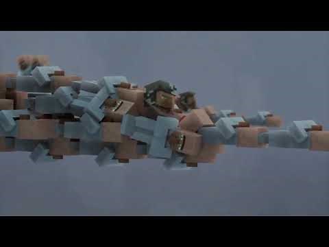 VIllagers singing on villager jet